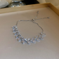 💖HET FÖRSÄLJNING 50% RABATT💖✨Armband med Cubic Zirconia-stenar i koppar, utsökt lyxig glittrande accessoar för kvinno
