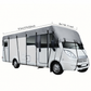 ⏳ Tidsbegrenset tilbud ⏳ Taktrekk for campingvogner og bobil fra 210D Oxford-stoff