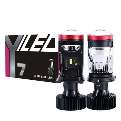 Y7D H4 LED-strålkastare Canbus billjus 6000K 50W 4800LM konverteringssats helljus/lågljus/1 st