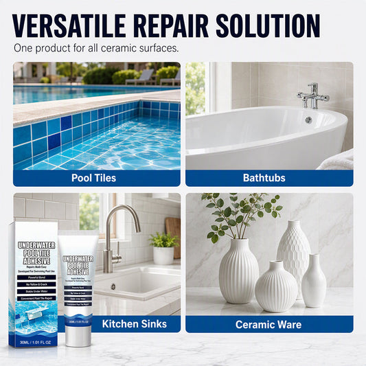 💧 50% RABATT NU! Höghållfast undervattenslim för poolkakel – professionell reparation utan att tömma poolen – snabb bindning, hållbar & estetisk finish ✨