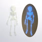 3D-printad magnetisk figur i form av ett vintage-skelett 🎃