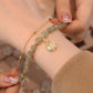 Wotian Jade Lucky armband av bladguld
