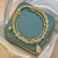 Wotian Jade Lucky armband av bladguld