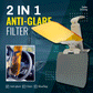 🚗Hot Sale 50% OFF🎁2 in 1 Anti-glare Filter