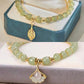 Wotian Jade Lucky armband av bladguld