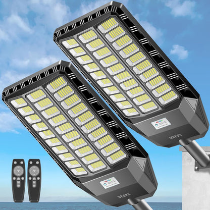 ☀️ 50 % RABATT! Solcellsdriven LED-gatlykta – extremt stark utomhusbelysning för säkerhet