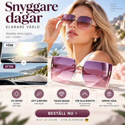 😎 Moderna solglasögon för damer och herrar