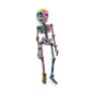 3D-printad magnetisk figur i form av ett vintage-skelett 🎃