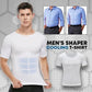 Herr kroppsformande termo-T-shirt