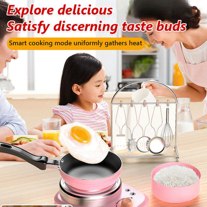 🎁 Bästa presenten för barn 🍳 Real Cooking Mini-köksleksaker för barn - Set med 22 delar