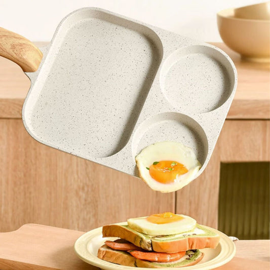 3-i-1 delad non-stick panna