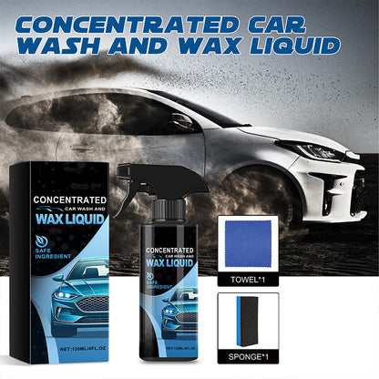 🔥2025 New Arrival🔥 Mild effektiv bilrengöringsspray med svamp och trasa