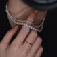 Halsband med pärla och zirkon