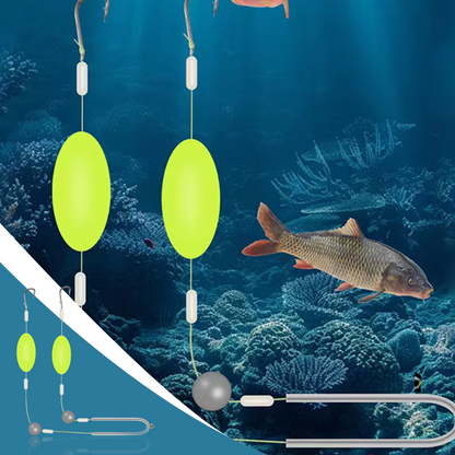 🎣⚡ Omvänd bottenrigg med dubbel krok! Den uppgraderade versionen ökar hakningshastigheten med 50 % – säg adjö till att fastna! 🎣