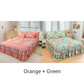 🛏️ 49% RABATT! 🎀 3-delat Volangsängkjol – Elegant Design, Fullständigt Skydd & Universell Passform 🛌