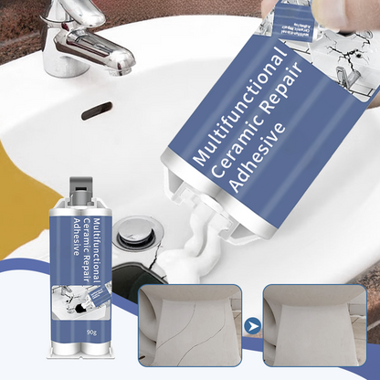 🔧 KÖP 1, FÅ 1 GRATIS! 💫 Multifunktionellt keramiskt reparationslim – 🎁stark vidhäftning, snabbtorkande och vattentätt ✨