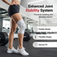 📢 50% RABATT NU! 🦵 Smart knäskydd med justerbar kompressionsratt – stabilitet, stötdämpning & full rörlighet – perfekt för träning, löpning och vardag ✨