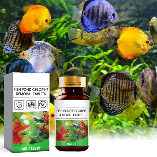 ✨️Köp 2 få 1 gratis🐟️Fish Dammar Akvarier Kloravskiljning Tablets🌬️