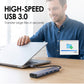 Bärbar 5-i-1 USB-C-hubb med 4K HDMI-utgång