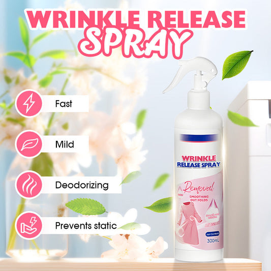 Multifunktionell spray för att ta bort skrynklor