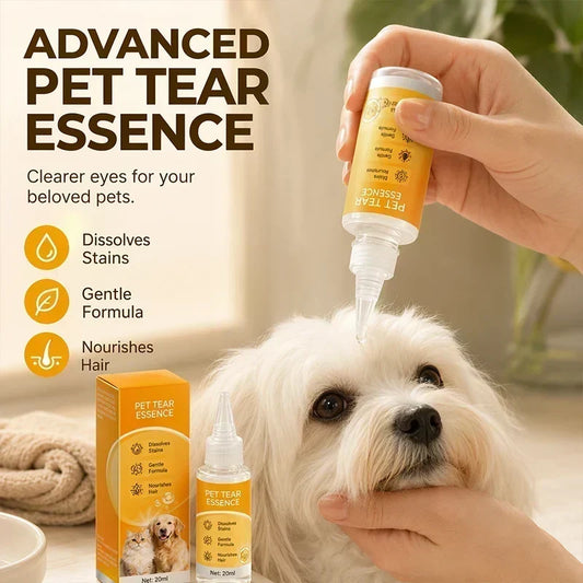 🐶 Njut av 50% rabatt nu! ✨ Skonsam ögonvård för husdjur – rengör ögonområdet och daglig pälsvård 👀