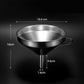 🥣 50 % RABATT NU! 🍳 Filtertratt i rostfritt stål – löstagbart finmaskigt filter för kök & laboratorium ✨