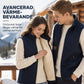 ❄️Unisex Vinterväst med Plyschfoder – Varm och Vindskyddande Västdam & Herr