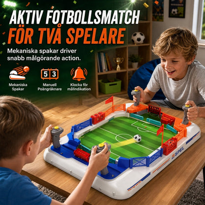 ⚽ 50 % RABATT! Roligt fotbollsspel för familj och vänner – interaktivt bordsspel för två spelare