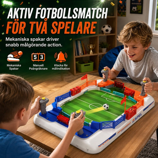 ⚽ 50 % RABATT! Roligt fotbollsspel för familj och vänner – interaktivt bordsspel för två spelare