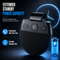 🔊 Bluetooth handsfree-högtalare för solskydd – vibrationsaktiverad autostart & 500 timmars standby 🎵