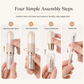 💄【5-i-1-set med sminkborstar i kapselform】—— Fem borstar i en förpackning, med utdragbar förvaring – det här setet räcker gott och väl när du är på språng! ✨
