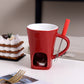🎅Christmas HOT SALE 49% OFF🍫Ceramic Chocolate Fondue Mug