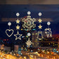 🎄❄️ DIY-julsnöflingor med sugkoppar och LED-belysning ✨ | Batteridrivna, varmt sken och flerfärgade, fönsterbelysning med sugkoppar, juldekoration för hemmet och festen