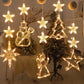 🎄❄️ DIY-julsnöflingor med sugkoppar och LED-belysning ✨ | Batteridrivna, varmt sken och flerfärgade, fönsterbelysning med sugkoppar, juldekoration för hemmet och festen