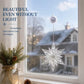 🎄❄️ DIY-julsnöflingor med sugkoppar och LED-belysning ✨ | Batteridrivna, varmt sken och flerfärgade, fönsterbelysning med sugkoppar, juldekoration för hemmet och festen