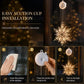 🎄❄️ DIY-julsnöflingor med sugkoppar och LED-belysning ✨ | Batteridrivna, varmt sken och flerfärgade, fönsterbelysning med sugkoppar, juldekoration för hemmet och festen