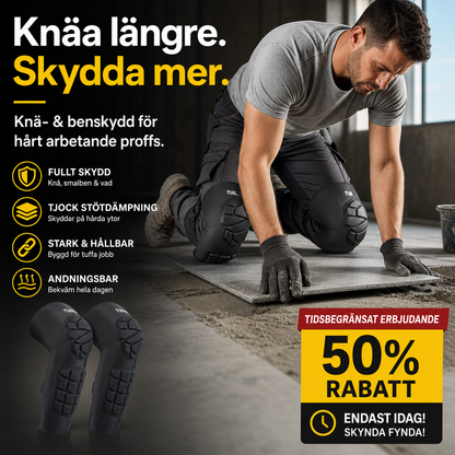 Stötsäkra knäskydd för sport